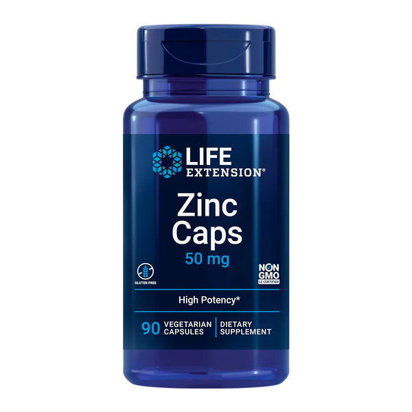 Zinc 50 mg Life Extension 90 cáp